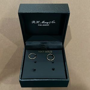 10k Yellow Gold Hoops